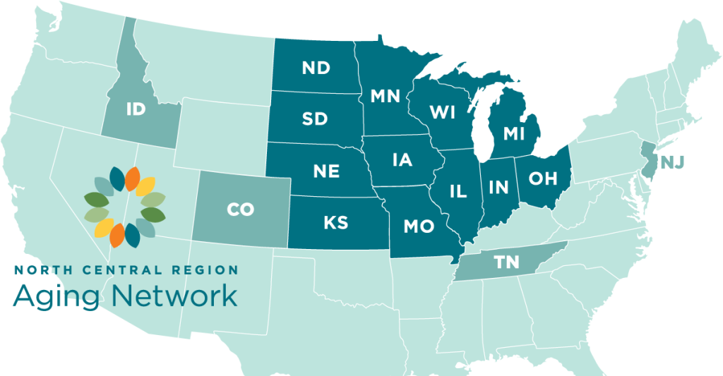 map of NCRAN states and partners